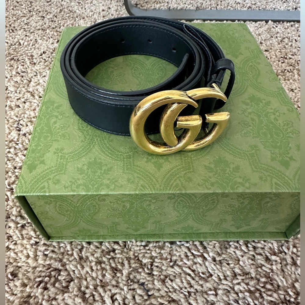 Gucci Double G MARMONT THIN BELT